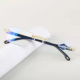 Kính lão đọc sách gọng dẻo không viền kiểu dáng thanh lịch dành cho nam và nữ - 4.0