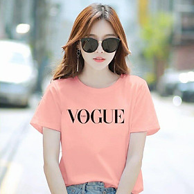 Áo thun nữ cổ tròn form rộng thun cotton 4 chiều phong cách Hàn Quốc in chữ ( ANU018 )