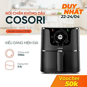NỒI CHIÊN KHÔNG DẦU COSORI CO158- AF/5.5L- HÀNG CHÍNH HÃNG
