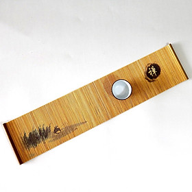 Mua CHIẾU TRE TRẢI BÀN TRÀ   TRANG TRÍ CHỮ THIỀN LOẠI NHỎ 10 x 45 cm