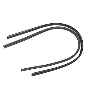 2x Universal Frameless Wiper  Rubber Strips Replacement Refill 6mm 28