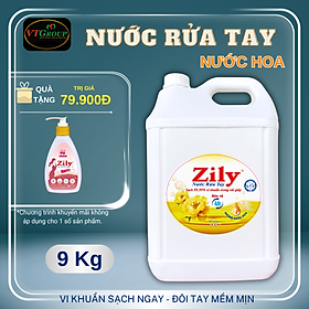 Nước Rửa Tay Zily Can 9Kg - Tặng 1 Nước giặt đồ lót Zily 200gr