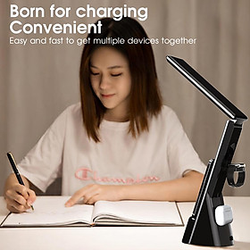 Mua Đèn LED để bàn đa năng 3 Trong 1  sạc nhiều thiết bị cùng lúc kiêm đồng hồ để bàn