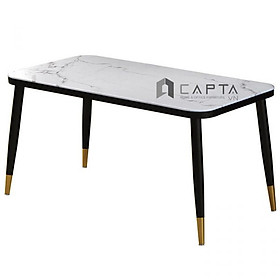 Mua Bàn ăn 1m4 mặt đá chân sắt TN SALA-14E Nội thất Capta.vn