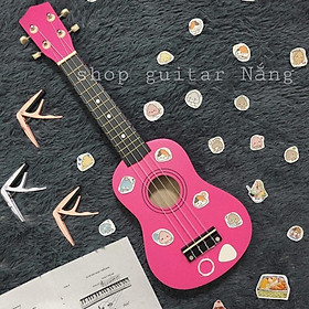 Đàn ukulele soprano màu 100% gỗ giá rẻ