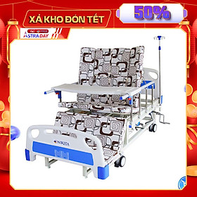 Mua Giường bệnh Y  tế điều khiển bằng điện - Nâng đầu  nâng chân - Nghiêng trái phải - Đi vệ sinh gội đầu tại chổ - DCN 16