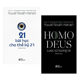 Combo Sách Lịch Sử Thế Giới Bán Chạy: 21 Bài Học Cho Thế Kỷ 21 + Homo Deus - Lược Sử Tương Lai (Bộ 2 Cuốn The #1 International Bestseller / Tặng Kèm Bookmark Happy Life)