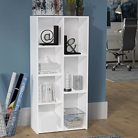 Mua Kệ Sách Gỗ 7 Ngăn Có Hậu Kích Thước 105.8 x 50 x 24cm SIB Decor Cabinet KSG51