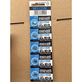 1 Vỉ 5 Viên Pin Maxell Nhật Bản Cho Đồng Hồ Đeo Tay Nhiều Kích Cỡ SR621SW / SR626SW / SR920SW / SR521SW / SR927SW / SR721SW / SR616SW / SR512SW