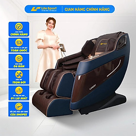 Ghế Massage Toàn Thân Lifesport LS-666, Ghế Massage Hiện Đại Với 20 Bài Massage Tự Động, Điều Khiển Bằng Giọng Nói