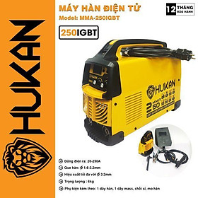 MÁY HÀN ĐIỆN TỬ 250A MMA-250 IGBT HUKAN  - HÀNG CHÍNH HÃNG