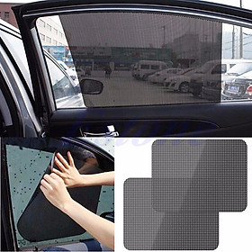 Pack of 2 Cling Sun Shade Window Screen Cover Sunshade Protector Car Auto