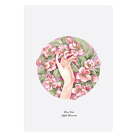 Sổ Tay Mini Monosketch - Hoa Táo (14cm x 9cm)