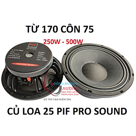 Mua LOA BASS 25 PIF TỪ 170 CÔN 75 - HÀNG KHỦNG BASS MẠNH - CỦ LOA FULL 25 - HÀNG NHẬP KHẨU