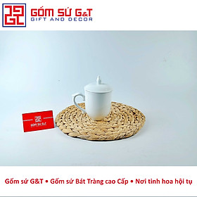 Cốc chóp lửa trắng Gốm Sứ G&T