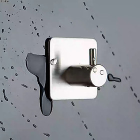 Móc Dán Tường Inox SUS304 treo đồ gia đình phòng ăn, nhà bếp, nhà tắm tiện lợi - Móc hình Trụ