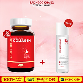 Viên uống Collagen Sắc Ngọc Khang 120 viên giúp tăng đàn hồi, mịn màng da