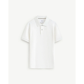 Áo polo tay ngắn nam phối nút. Fitted - ROUTINE 10F25POL014