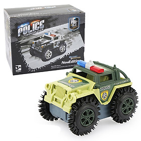 Đồ chơi mô hình xe ô tô cảnh sát chạy pin, nhựa...