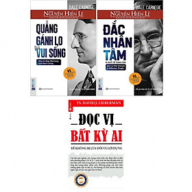 Combo Sách Kỹ Năng Sống Hay Nhất: Đắc Nhân Tâm - Bản Dịch Gốc Từ Nguyễn Hiến Lê + Quẳng Gánh Lo Đi Và Vui Sống (Nguyễn Hiến Lê) + Đọc Vị Bất Kỳ Ai - Để Không Bị lừa Dối Và Lợi Dụng (Tặng Kèm Bookmark Lông Vũ)