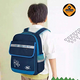 Balo Học Sinh Tiểu Học Siêu Nhẹ TNBags TN.B 3014 Màu Xanh, Nhiều Ngăn Tiện Dụng, Chống Thấm Nước, Chống Gù, Năng Động!