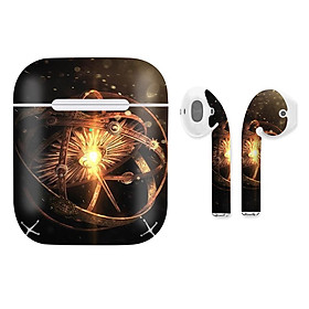 Mua Miếng dán skin chống bẩn cho tai nghe AirPods in hình Game Of Throne - 004 (bản không dây 1 và 2)