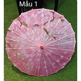 (CÓ SẴN) Ô Dù Cổ Trang Trung Quốc Phong Cách Cổ Điển Dù Lụa Trung Quốc Trang Trí Dù Lụa Hoa Anh Đào Nhật Bản - TẶNG KÈM TÚI Ô