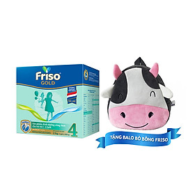 Hộp giấy 2 Kg Friso Gold 4 + Tặng Balo Bò Friso