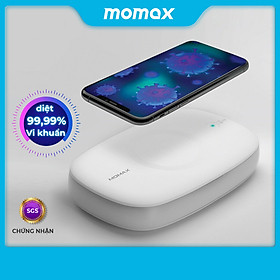 Mua Hộp khử khuẩn UV-C kiêm Sạc không dây 10W – Momax QU1 – Hàng chính hãng.