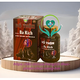 Sâm nhung bổ thận ba kích , Hộp 30 viên , giúp bổ thận Nam ,tráng dương tăng cường chức năng sinh