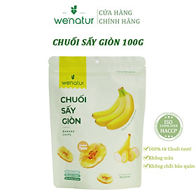 Chuối Sấy Giòn Tự Nhiên We natur 100g