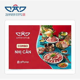 Giftpop - Cân Taiwanese Street Hotpot Evoucher Nhị Cân