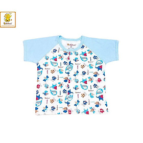 Sơ sinh - Áo in hình thú tay ngắn BABIBOO - BB61