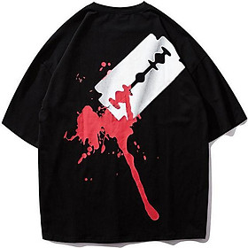 Áo thun nam form rộng Blood Lam unisex chất liệu vải cotton Trùm Unisex