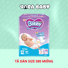 TÃ DÁN BOBBY SƠ SINH SIZE S80 MIẾNG