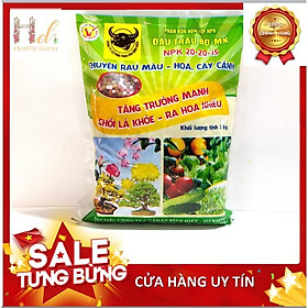 Phân Bón Đầu Trâu NPK 20-20-15 Giúp Chồi Lá Khỏe, Cây Ra Hoa Nhiều, Hoa Đẹp