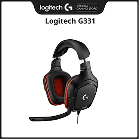 Mua Tai nghe game Logitech G331 - màn loa 50mm  jack 3.5mm  mic gập để mute  tương thích đa nền tảng - Hàng Chính Hãng