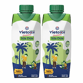 COMBO 2 HỘP SỮA DỪA ORGANIC UHT VIETCOCO 330ML