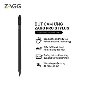 Bút cảm ứng ZAGG-Pro Stylus Pencil - Hàng chính hãng