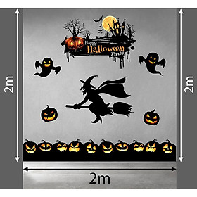 Mua DECAL TRANG TRÍ HALLOWEEN 2021 COMBO MÀN ĐÊM MA QUÁI