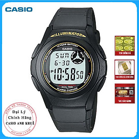 Đồng hồ unisex dây nhựa Casio F-200W-9ADF