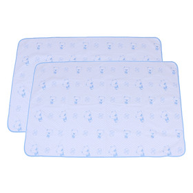 Combo 2 Tấm Lót Chống Thấm VIETMAT Màu Xanh (Size 80 x 120 cm)