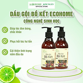 Dầu Gội Đầu Chiết Xuất Bồ Kết Công Nghệ Sinh Học ECOHOME 250ml Giúp Tóc Dưỡng Ẩm Mượt Mà Hương Thơm Lâu