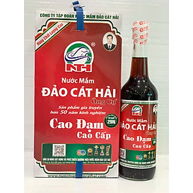 Nước mắm Cá Thu Cao Đạm cao cấp 29 độ, dung tích 650ml