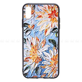 Ốp Lưng Leoleo Dành Cho iPhone XS Max 3D Hoa - Hàng Nhập Khẩu