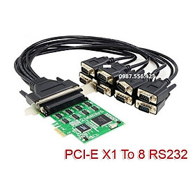 Mua Cạc chuyển đổi  PCI-E ra 8 cổng Com (RS232 )  FG-EMT09A-1-BC01