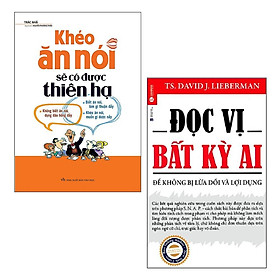 Sách - Combo Đọc Vị Bất Kỳ Ai + Khéo Ăn Nói Sẽ Có Được Thiên Hạ