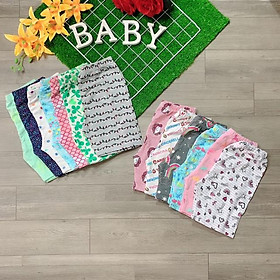 Freeship Combo 5 Quần Legging Đùi Bé Gái cotton co giãn xuất xịn 9-20kg