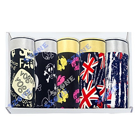 Hộp 5 Sịp Lụa Boxer Màu Tối Nam Szone