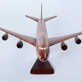 Máy bay mô hình, mô hình máy bay BOEING 747 hàng chất lượng cao, handmade 100% từ gỗ tự nhiên kích thước 46x51x25 cm